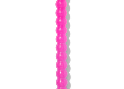 Kaars LED bolletjes roze