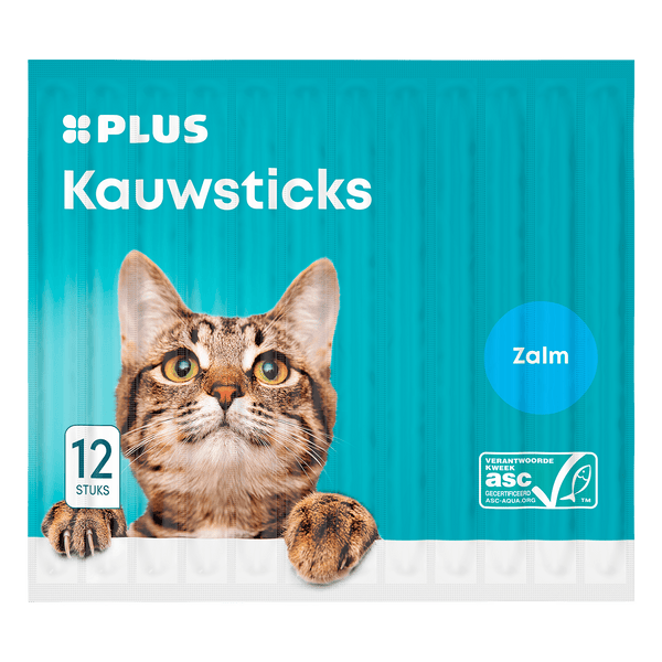 katten kauwsticks zalm