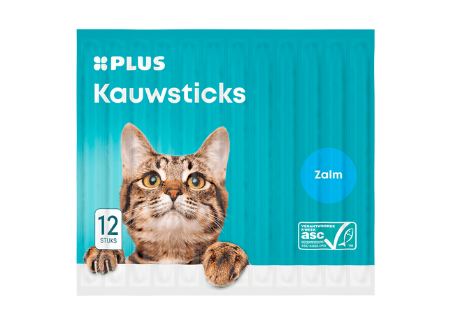 katten kauwsticks zalm