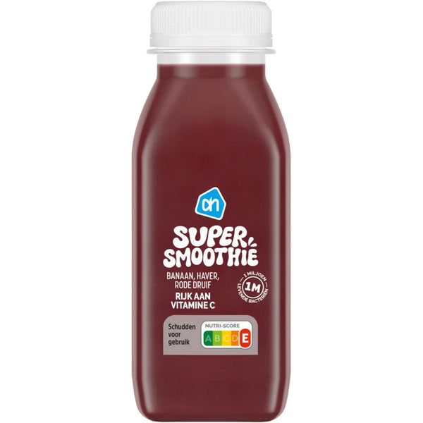 Super smoothie banaan haver rode druif