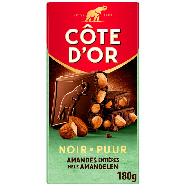 Côte d'Or Bloc Puur amandel