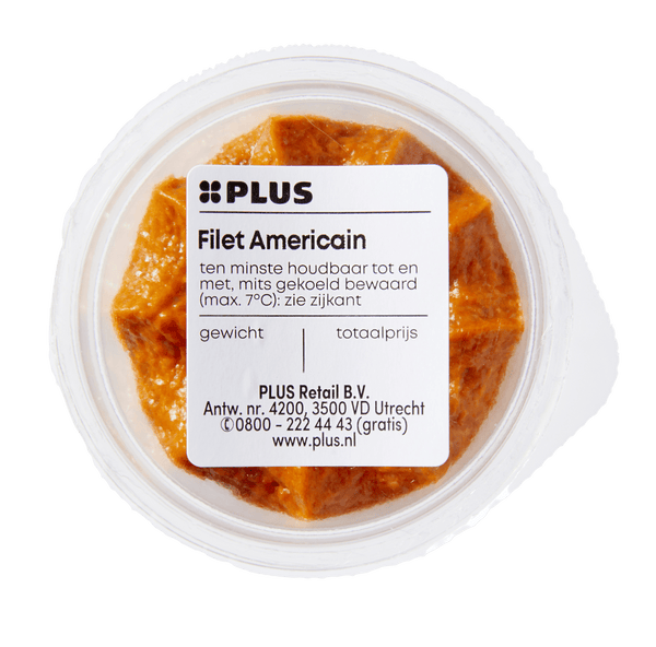 Filet americain cup