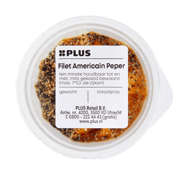 Filet americain peper cup