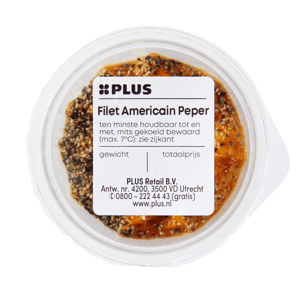 Filet americain peper cup