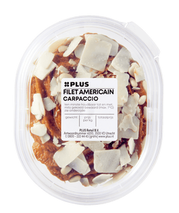 Filet americain carpaccio