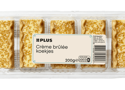 Crème Brulée koekjes