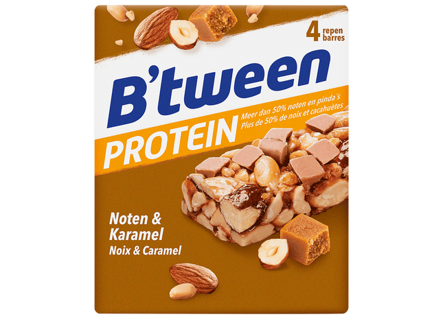 B'tween Proteinreep Noten Karamel