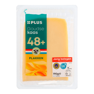 Gouda jung gereift, 48+ Scheiben