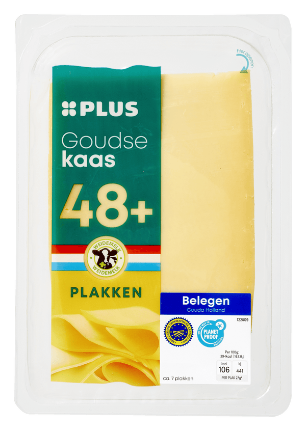 Gouda matured 48+ slices