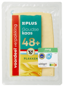 Young Gouda cheese slices 48+