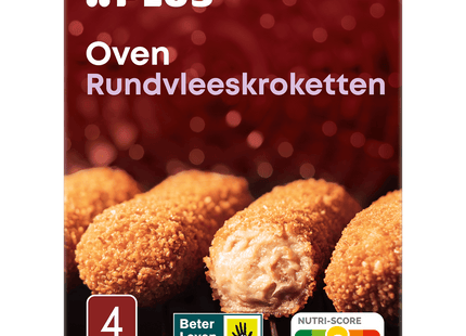 Oven rundvleeskroketten 4 stuks