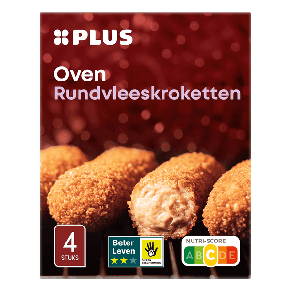 Oven rundvleeskroketten 4 stuks