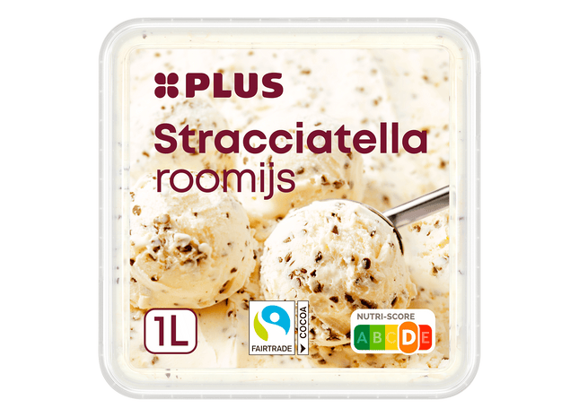 Roomijs stracciatella