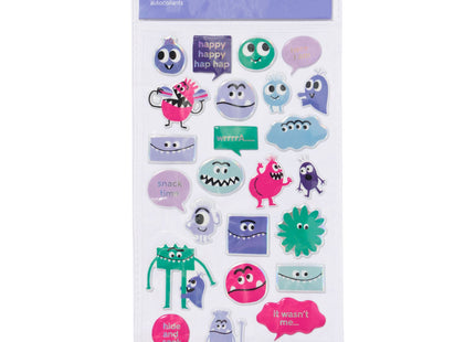 stickers puffy monsters