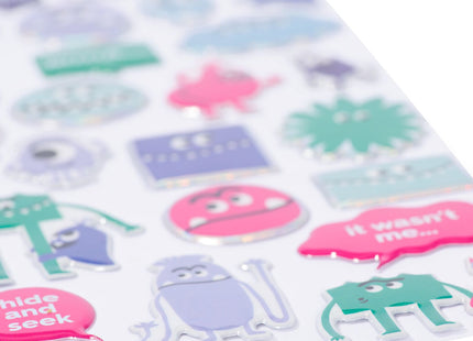 stickers puffy monsters