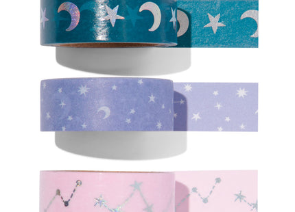 washi tapes sterren - 3 stuks