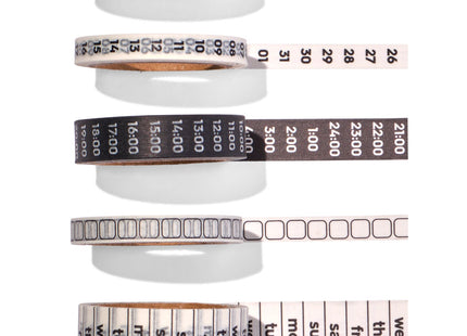 washi tapes - 5 stuks