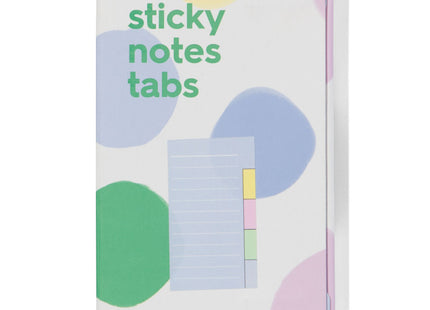 sticky notes met tabs 7x12 - 100 vel