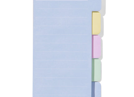 sticky notes met tabs 7x12 - 100 vel