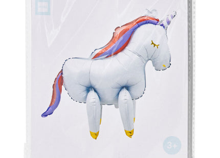 foil balloon 3D unicorn 55cm high