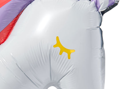 folieballon 3D eenhoorn 55cm hoog