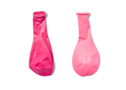 ballonnen 23cm roze/rood - 20 stuks