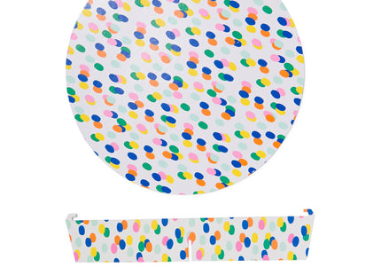 étagère 1-layer Ø30cm confetti