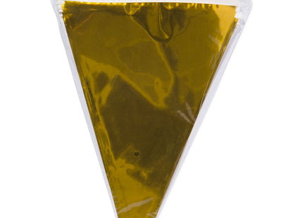 vlaggenlijn plastic goud 6m