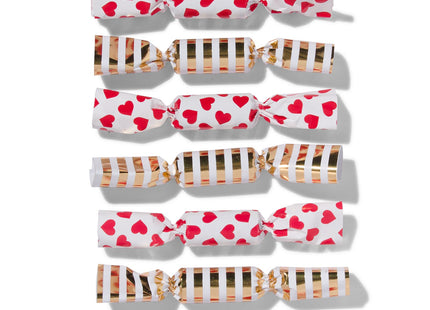 party surprises stripes/hearts - 8 pieces