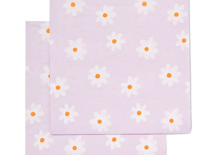 servetten 30x30 papier daisy - 20 stuks