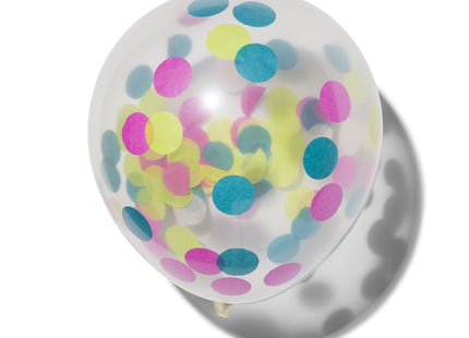confetti ballonnen 30cm - 6 stuks