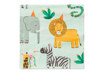 paper napkins 24x24 safari - 20 pcs