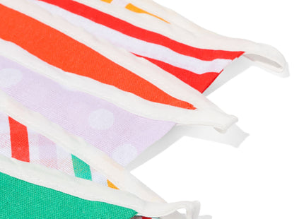 vlaggenlijn textiel kleurrijk 4m
