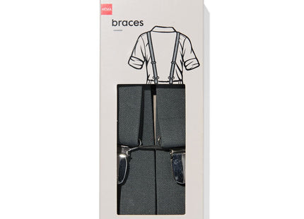 suspenders 120x2.5cm gray