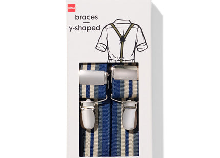 3-point Y-suspender 110x3.5 blue