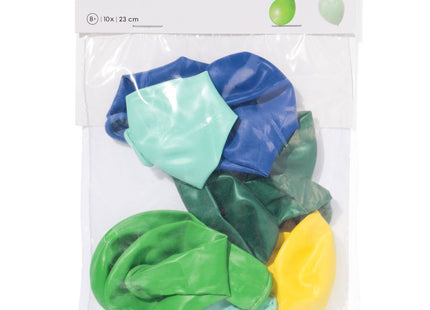 ballonnen Ø23cm groen - 10 stuks