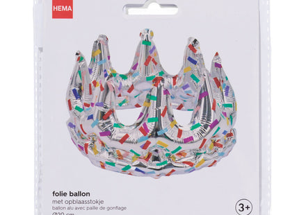 3D folieballon kroon  Dutchshopper