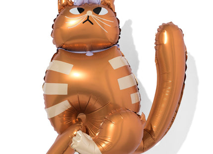 3D folieballon kat 65 cm