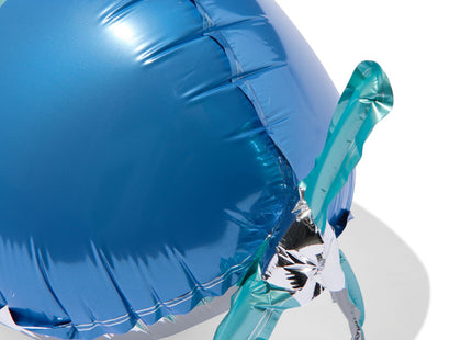 folieballon 3D vliegtuig  blauw