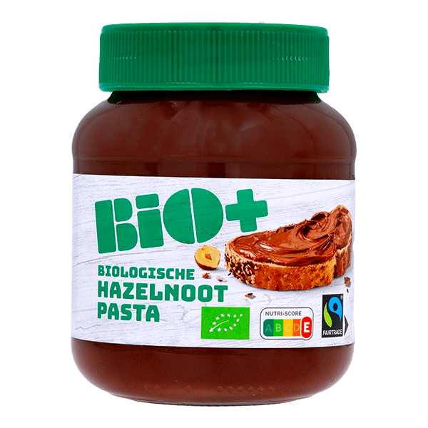 BIO+ Hazelnootpasta Fairtrade
