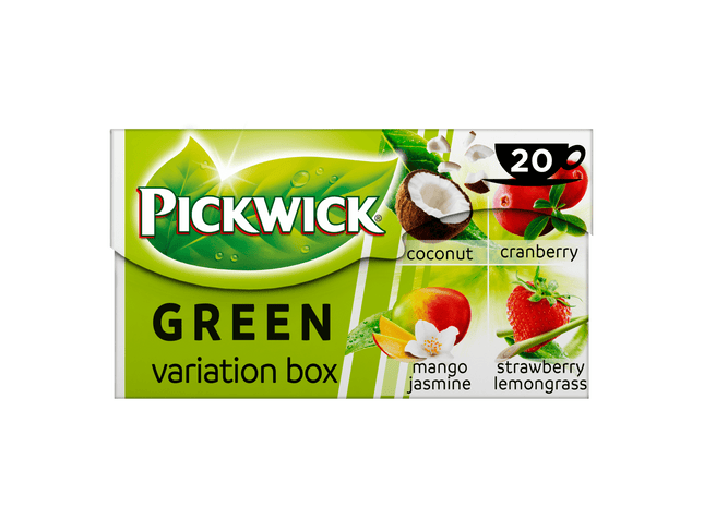 Grüner Tee der Pickwick-Variation