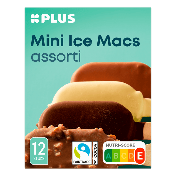 Mini ice cream cones assorted Fairtrade