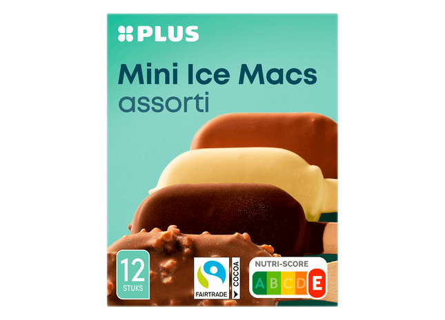 Mini icemacs assorti Fairtrade