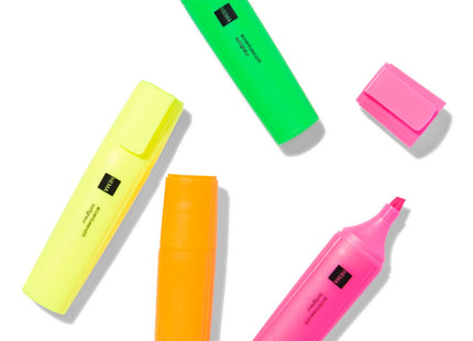 highlighters bright colors - 4 pieces