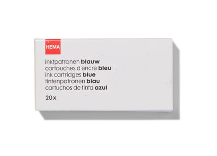 ink cartridges blue - 20 pcs