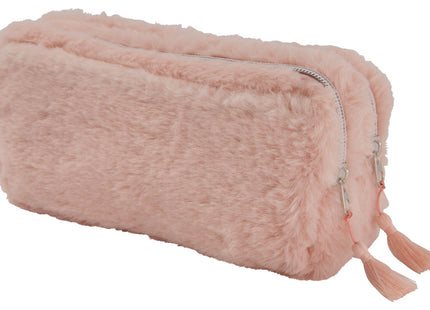 etui dubbele rits fluffy