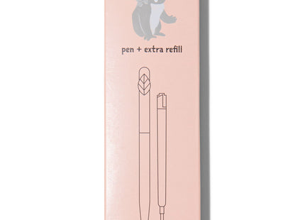 pen met vulling koala - blauwschrijvend  Dutchshopper