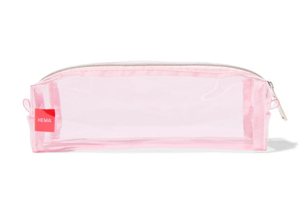 etui transparant roze