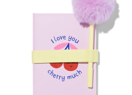 notebook 18x12.6 and pompom pen gift set