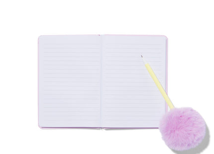 notebook 18x12.6 and pompom pen gift set